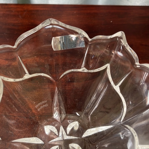 Vintage Waterford Crystal Marquis Collection Tulip Bowl 5" Lotus Shape - Picture 4 of 11